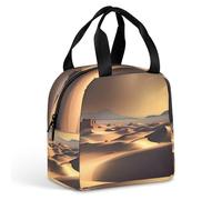 Sac à déjeuner Sahara Desert pour homme et femme, sac fourre-tout isotherme portable avec poignée, étanche, réutilisable, pour le travail, le pique-nique, les voyages