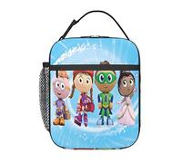 Sac à déjeuner super anime Why! Sac à déjeuner isotherme réutilisable portable pour l'extérieur, le bureau, le pique-nique, 25,4 x 10,2 x 20,3 cm