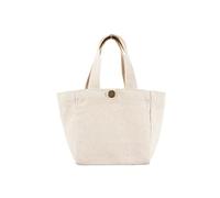 Sac à déjeuner tendance pour femme, petit sac fourre-tout en toile, couleur unie, sac à main avec poignée sur le dessus, grand sac fourre-tout en toile, blanc, One Size