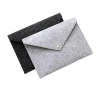 Sac à documents en feutre, Sac à documents en feutre A4, grande mallette Simple et solide, dossier for étudiants, multicolore(Dark Grey)