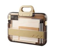 Sac à documents étanche | Organiseur de documents transparent A4 étanche avec poignée - Pour voyage, travail, école, passeport, reçu, ordinateur portable, tablette