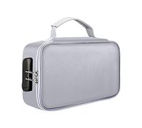 Sac à documents ignifuge avec serrure et poignée, boîte de protection portable à 3 couches pour documents de voyage, sac de rangement de documents pour ordinateur portable, certificats, passeport