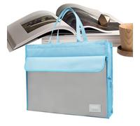 Sac à documents - Sac à documents, sac à documents A3 | étui pour valise, mallette Oxford portable étanche avec fermeture éclair pour documents, pratique à porter, cartes, nouvelles, magazines