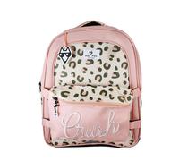 Sac Ã dos 2 compartiments enfant Pol Fox Crush Rose 33x42x18 cm