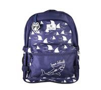Sac Ã dos 2 compartiments enfant Pol Fox Shark Bleu 33x42x18 cm