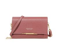 Sac à dos 2026 pour femme Sac à bandoulière décontracté avec sangle réglable Sac à bandoulière avec fenêtre de téléphone portable visible Porte-monnaie Poche pour téléphone portable, c, Taille unique