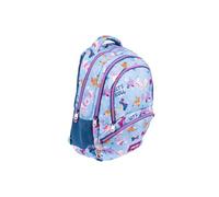 Milan 4 Zipped School Backpack Roller 2 Special Series 25l Bleu