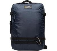 Sac à dos 3 en 1 pour bagage à main - National Geographic Hybrid Sac à dos pour ordinateur portable / Sac de voyage / Sac de nuit / Sac à bandoulière - 32 Liter (M) - Bleu marine Bleu marine G