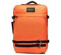 Sac à dos 3 en 1 pour bagage à main - National Geographic Hybrid Sac à dos pour ordinateur portable / Sac de voyage / Sac de nuit / Sac à bandoulière - 32 Liter (M) - Orange Orange