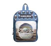 Sac à dos 31 cm avec poche Baby Yoda Star Wars / The Mandalorian Bleu et Beige Bagtrotter Bleu G