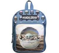 Sac à dos 31 cm avec poche Baby Yoda Star Wars / The Mandalorian Bleu et Beige Bagtrotter Bleu G