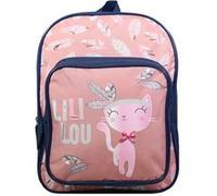 Sac à dos 31 cm avec poche Lili Lou Chat Rose Bagtrotter Rose G