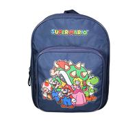 Sac à dos 31 cm avec poche maternelle Super Mario Bleu