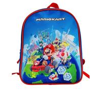 Sac à dos scolaire 1 compartiment La Plume Doree Mario Kart 32 cm