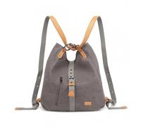 Sac a Dos 35x10x35cm Grande Sac à Dos pour Ordinateur pour Loisirs/Affaire/Scolaire Convertible 2 en 1 pour Femme et Homme Gris