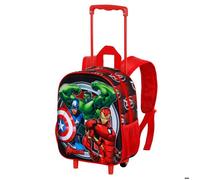 Karactermania Marvel The Avengers Almighty 3d Wheeled Backpack Rouge