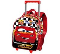 Sac à dos 3D à Roulettes Petit - Disney Cars 3 Racer - Rouge - Taille Unique Rouge G