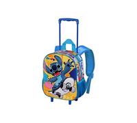 Sac à dos 3D à Roulettes Petit - Disney Lilo et Stitch Skater - Jaune - Taille Unique