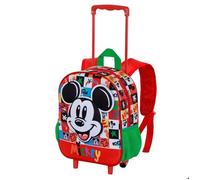 Karactermania Disney Mickey Mouse Mood 3d Wheeled Backpack Rouge