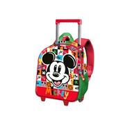 Karactermania Disney Mickey Mouse Mood 3d Wheeled Backpack Rouge