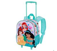 Sac à dos 3D à Roulettes Petit - Disney Princesses Disney Rainbows - Multicolore - Taille Unique