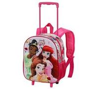 Sac à dos 3D à Roulettes Petit - Disney Princesses Disney Strong - Rose - Taille Unique Rose G