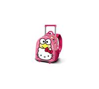 Sac à dos 3D à Roulettes Petit - Hello Kitty Funny - Rose - Taille Unique