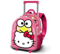 Karactermania Sac à dos à roulettes Hello Kitty 3D Rose 26 x 34 cm 7 L