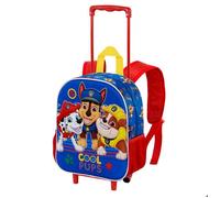 Karactermania La Pat' Patrouille Cool-Sac à dos 3D à Roulettes Petit, Bleu, 26 x 34 cm, Capacité 7 L