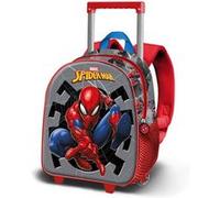 Sac à dos 3D à Roulettes Petit - Marvel Spiderman Symbol - Gris - Taille Unique Gris G