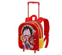 Karactermania Sac à dos 3D à roulettes One Piece Luffy, petit, taille unique, rouge