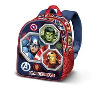 Marvel Avengers Assemble-Sac à Dos 3D Elite, Multicolore 25 x 30 cm, Capacité 7 L