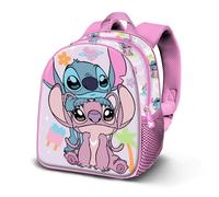 Sac à Dos 3D Elite - Disney Lilo et Stitch Couple - Rose - Taille Unique