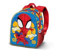 Karactermania Sac à dos Spiderman 3D Elite Web Out Bleu 30x25x10 cm Enfant bretelles rembourrées