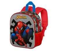 Marvel Spiderman Symbol-Sac à dos 3D Elite, Gris, 25 x 30 cm, Capacité 7 L