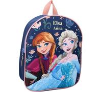 Sac À Dos 3D Elsa Et Anna De FROZEN Vadobag Multicolore 32x26x11cm Polyester