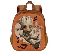 Sac Ã dos 3D enfant Karactermania Marvel I am Groot Soundtrack Marron 26x11x31 cm
