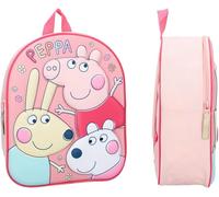 Sac À Dos 3d Peppa Pig Fille Rose-Enfant-Ecole-Maternelle-Garderie-Cartable Fille-Taille 32 Cm-Bretelles Réglables-Idée Cadeau