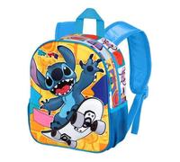 Sac à dos 3D Petit - Disney Lilo et Stitch Skater - Jaune - Enfant - Style enfantin - Maternelle