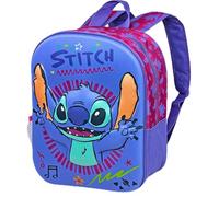 Sac à Dos 3D pour Maternelle - Cartable pour Stitch Fan, 31x26x11 cm, Polyester, Idéal pour les Loisirs et les Effets Personnels des Enfants, Cadeau 2 à 7 ans, Voyage