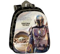 Sac à dos 3D - Safta - Star Wars The Mandalorian - Marron - 27x10x33cm - Garçon