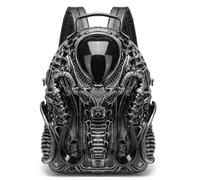 Sac à dos 3D Xenomorph pour femmes et hommes, sac à bandoulière de style sombre et cool pour hommes, nouveauté sac à main Alien pour femmes, sac de transport décontracté pour le collège, les voyages