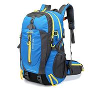 Sac à dos 40 l Lixada, imperméable, pour trekking, camping, escalade, peut loger un ordinateur portable, bleu