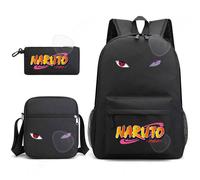 Sac à dos 40x30x16 cm 3 PCS Imprimé Imperméable Naruto Anime Sac bandoulière Trousse Léger Sac à dos enfant Sac à dos école