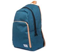 Sac À Dos 44 Cm Illusion Avec Finitions Camel/ Bleu Marine TU