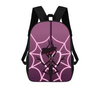 Sac à dos à bandoulière Angel Dust Hazbin Hotel, cartable d'école, sac à dos décontracté - XTYD4308 Noir