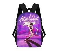 Sac à dos à bandoulière Angel Dust Hazbin Hotel, cartable d'école, sac à dos décontracté - XTYD4331 Noir