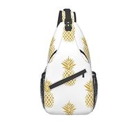Sac à Dos à bandoulière avec étoiles dorées et étoiles de l'est pour Femmes et Hommes, Sac de Poitrine pour Camping, vélo, Voyage, Cyclisme