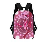 Sac à dos à bandoulière Dance Angel Dust Hazbin Hotel, cartable d'école, sac à dos décontracté - XTYD4347 Noir