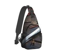 Sac à dos à bandoulière léger - Sac banane japonais - Épée de samouraï - Sac banane pour voyage et randonnée